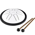 NINO Percussion Mini Steel Tongue Drum - White