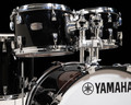 Used Yamaha Absolute Hybrid Maple 4-Piece Drum Set - Solid Black Lacquer