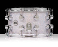 DW Collector's SSC 8x14 Snare - Diamond Nebula with Chrome Hardware side view