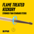 Promark Rebound 5B Hickory Drumstick, Acorn Wood Tip, FireGrain 4-Pack product image