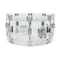 PDP Concept Acrylic 6.5" x 14" Snare Drum - Clear with Chrome Hardware product image