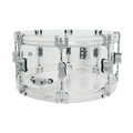 PDP Concept Acrylic 6.5" x 14" Snare Drum - Clear with Chrome Hardware product image