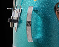 LP Turquoise Sparkle Fiberglass Quinto, Conga & Tumba Bundle