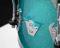 LP Turquoise Sparkle Fiberglass Quinto, Conga & Tumba Bundle
