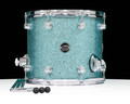 DW Performance Series 12x14 Floor Tom - Aqua Glass front view