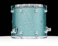 DW Performance Series 14x16 Floor Tom - Aqua Glass back view