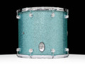 DW Performance Series 16x18 Floor Tom - Aqua Glass back view