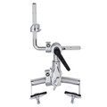 DW Bass Drum Mounted Retro Rail Mount, Short Version, Chrome product image 2