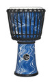 LP 10-inch Rope Tuned Circle Djembe with Perfect-Pitch head - Blue Marble product image