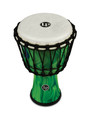 LP 10-inch Rope Tuned Circle Djembe with Perfect-Pitch head - Green Marble product image