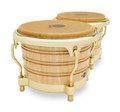 LP LP201AX-2AW 7-1/4-inch and 8-5/8-inch Generation II Bongos - Natural with Gold Hardware product image