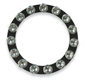 LP LP3814BGA 14-Inch Tambo-Ring - Black Sand with Galvanized Steel Jingles product image