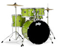 PDP Center Stage Electric Green Sparkle Drum Set Drum Set product image