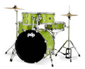 PDP Center Stage Electric Green Sparkle Drum Set Drum Set product image