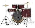 PDP Center Stage Ruby Red Sparkle 5pc Kit 7x10, 8x12, 14x16F, 16x22, 5x14 Snare. Hardware, Cymbals & Throne Included product image