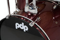 PDP Center Stage Ruby Red Sparkle 5pc Kit 7x10, 8x12, 14x16F, 16x22, 5x14 Snare. Hardware, Cymbals & Throne Included product image