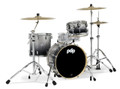 PDP Concept Maple Series 3-Piece Bop Shell Pack, Silver/Black Fade Lacquer product image