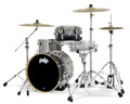 PDP Concept Maple Series 3-Piece Bop Shell Pack, Silver/Black Fade Lacquer product image