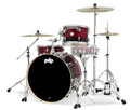 PDP Concept Maple Series 3-Piece Rock Shell Pack, Red/Black Fade Lacquer product image