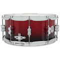 PDP Concept Maple 6.5x14 Red to Black Fade Lacquer Snare product image