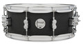 PDP Concept Series Black Wax Maple Snare, 5.5x14, Satin Black w/Chrome Hardware product image
