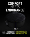 Mapex Round Seat With Black Cloth Top Threaded Spindle product image