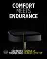 Mapex Saddle Style Seat With Black Cloth Top Threaded Spindle product image