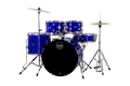 Mapex Comet 5 Piece Complete Setup 22" Bd Indigo Blue product image