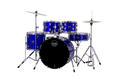 Mapex Comet 5 Piece Complete Setup 20" Bd Indigo Blue product image