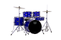 Mapex Comet 5 Piece Complete Setup 18" Bd Indigo Blue product image