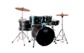 Mapex Comet 5 Piece Complete Setup 18" Bd Ebony Yellow Grain product image