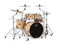 Mapex Saturn VI Rock 4 Piece Shell Pack Without Snare Exotic Natural Burl product image