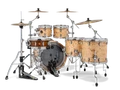 Mapex Saturn VI Studioease 5 Piece Shell Pack Without Snare Exotic Natural Burl product image