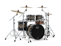 Mapex Saturn VI Fusion 4 Piece Shell Pack Without Snare Black Ink Burst product image