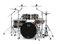 Mapex Saturn VI Studioease 5 Piece Shell Pack Without Snare Black Ink Burst product image