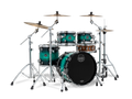 Mapex Saturn VI Fusion 4 Piece Shell Pack Without Snare Marine Teal Burst product image
