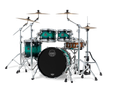 Mapex Saturn VI Fusion 4 Piece Shell Pack Without Snare Marine Teal Burst product image