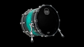 Mapex Saturn VI Bass Drum 20 In. X 16 In. (With Bass Drum Mount) Marine Teal Burst product image