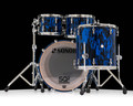 Sonor SQ2 4pc Vintage Maple Shell Pack - Blue Tribal - back view