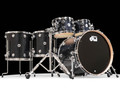 DW Collector's 5pc Maple Kit - Black Ice - front view