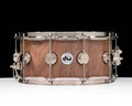 DW Collector's 6.5 x 14 Pure Walnut Snare Drum Natural Satin Oil - Nickel Hardware