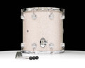 DW Collector's Series SSC Maple 14x14 Floor Tom - Broken Glass with Chrome Hardware back view