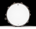 DW Collector's Series 8x14 Snare Drum - Ivory Ebony, Natural to Candy Black Burst, Double Row Black Nickel Hardware - top view
