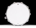 DW Collector's Series 8x14 Snare Drum - Ivory Ebony, Natural to Candy Black Burst, Double Row Chrome Hardware - top view