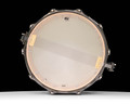 DW Collector's Series 7x14 Snare Drum - African Chenchen, Natural to Candy Black Burst, Double Row Black Nickel Hardware - bottom view
