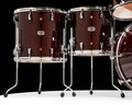 Used Yamaha Absolute Hybrid 5PC Maple Shell Pack Classic Walnut - closeup view