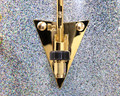 LP Galaxy Fiberglass Diamond Nebula Complete Set with Gold Hardware (Congas and Bongos) closeup view