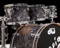 Used DW Performance Series 7pc Drum Kit Black Diamond 8/10/12/14/16/22/14SD