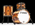 Sonor SQ2 3pc Bop kit Medium Beech Shell Pack - American Walnut - front view