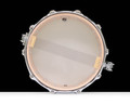 DW Collector's 7x14 SSC Maple Snare Double Row Lugs - Black Galaxy with Chrome Hardware - bottom view